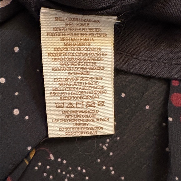 Free People Spirit of the Wild Maxi Dress Black Floral Small NWT - Picture 9 of 10